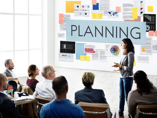 Canvas Print - Plan Planning Operations Solution Viosion Strategy Concept