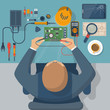 © hvostik16 - Electronics repair vector