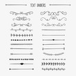 © Freepik - Hand drawn text dividers collection