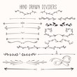 Hand drawn dividers pack