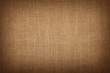 Brown burlap jute canvas background with shade