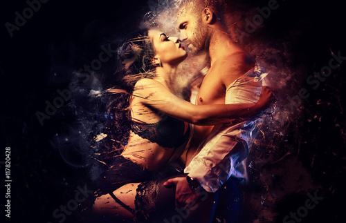 Couple in love Wallpaper Mural