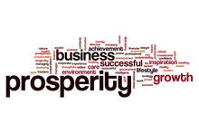 Prosperity Word Cloud Concept