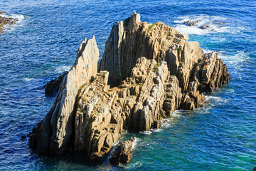 Atlantic Ocean coastline landscape (Spain).