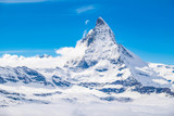 Fototapeta Miasto - Matterhorn peak at Gornergrat, Switzerland