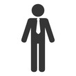 © Gstudio - Businessman isolated flat icon, vector illustration graphic.