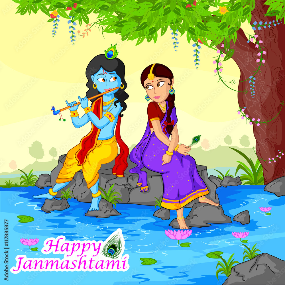 Featured image of post Krishna Playing Flute Cartoon Images Affordable and search from millions of royalty free images photos and vectors