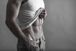 © thodonal - Abs of athletic man