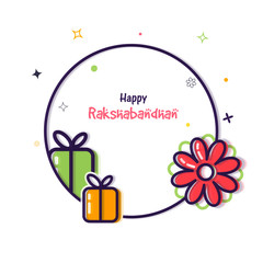 Wall Mural - Greeting Card for Raksha Bandhan celebration.