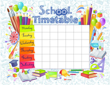 Template School Timetable