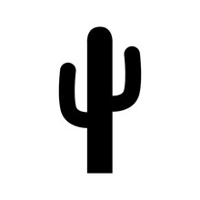 Cactus Desert Arid Icon Vector Graphic