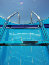 Steps To The Pool From Underwater