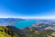 Panorama view of Lake Geneva from Rochers-de-Naye