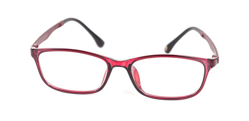 eyeglasses on isolated background