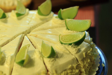 fresh lime cheesecake