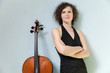 Portrait of young cellist