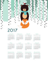 Calendar For 2017