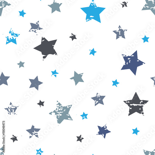 Fototapeta do kuchni Seamless stars pattern