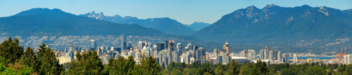 Wall Mural - Vancouver in mountains
