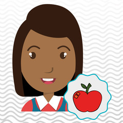 child chat student school vector illustration graphic