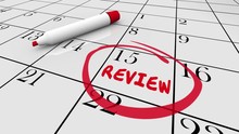 Review Evaluation Assessment Feedback Day Date Calendar 3d Animation