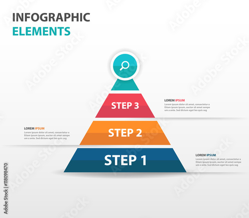 abstract triangle pyramid business infographics elements abstract triangle pyramid business infographics elements, Presentation Pyramid Template, Presentation templates