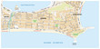 street map with names of the Ipanema district of Rio de Janeiro