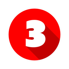 Sticker - 3  / Red circle Icon