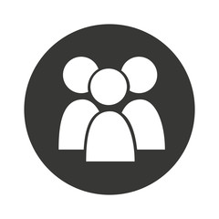 Sticker - jury group isolated icon