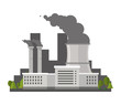 © Jemastock - flat design nuclear plant icon vector illustration
