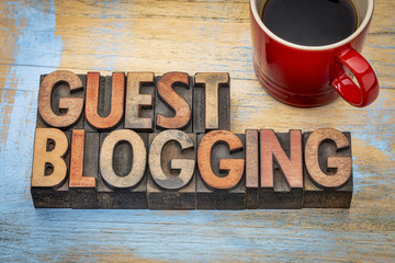 Canvas Print - guest blogging banner
