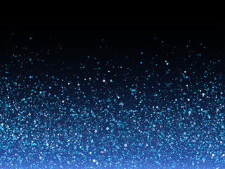 Poster - Blue glitter spray texture background