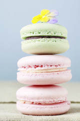 Sticker - Stack of french macaroons