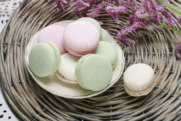 Poster - Stack of french macaroons