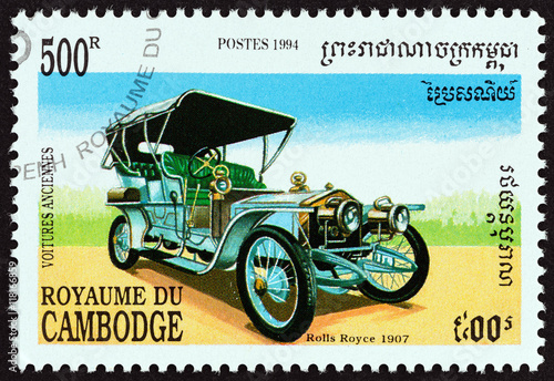 Fotografia Rolls Royce 40/50 Silver Ghost Tourer, 1907 (Cambodia 1994)