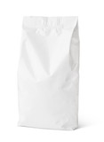 Fototapeta  - Snack blank paper bag package on white