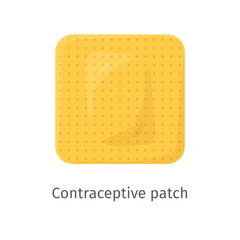 contraception method patch. estrogen contraceptive patch. female hormonal contraceptive. medical bir
