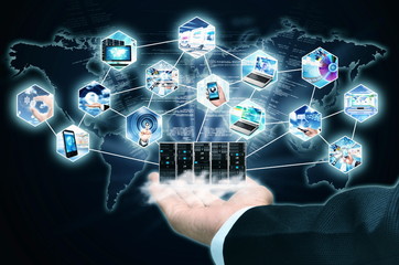 Wall Mural - internet information technology
