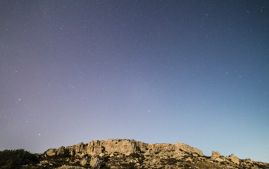 Wall Mural - cliffs and sky