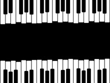 Piano Keys With Copy Space