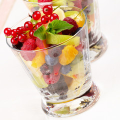 Wall Mural - Fruit salad mix