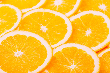 Wall Mural - Orange Fruit Background. Summer Oranges. Healthy Food