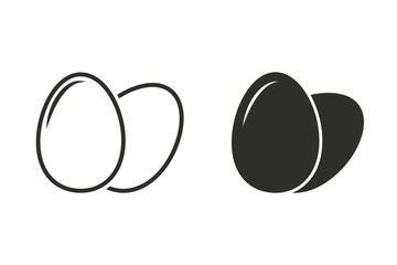 egg - vector icon.