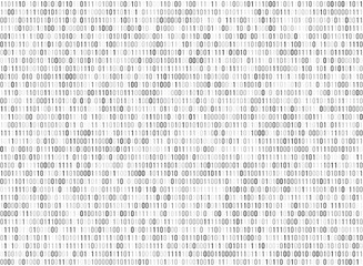 Binary matrix computer data code vector seamless background