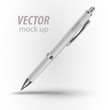 Pen, Pencil, Marker Of Corporate Identity And Branding Stationery Templates. Illustration Isolated On White Background. Mock Up Template Ready For Your Design. Vector