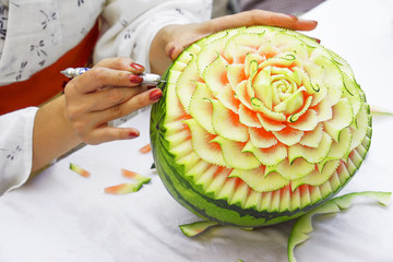 Fruit carving