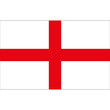England flag on a white background