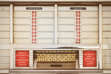 Retro Styled Image Of An Old Jukebox