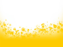 Yellow Bubbles Background