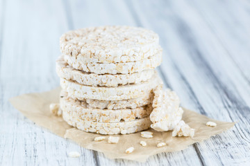 Canvas Print - Portion of Rice Cakes